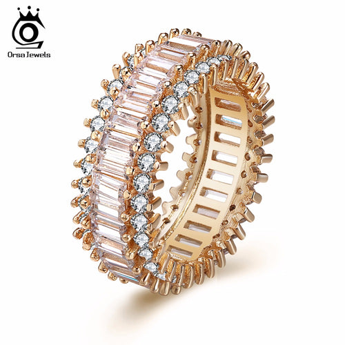 ORSA JEWELS Ring Princess Cut Cubic Zirco