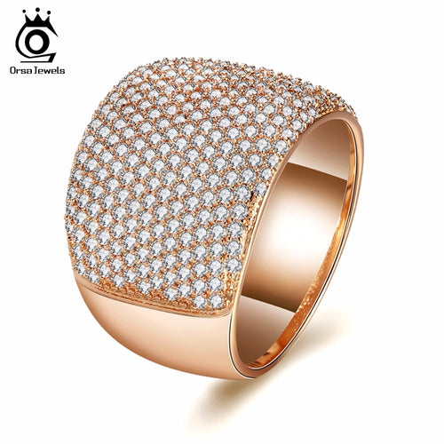ORSA JEWELS Ring AAA Clear Cubic Zircon