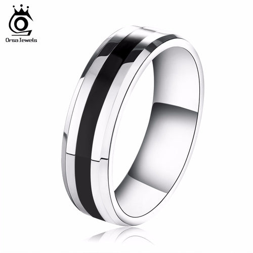 ORSA JEWELS 316L Stainless Steel Couple Ring