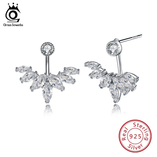 ORSA JEWELS 925 Sterling Silver Stud Earrings