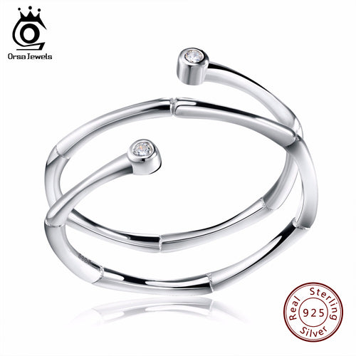ORSA JEWELS 925 Silver Ring Unique Desing