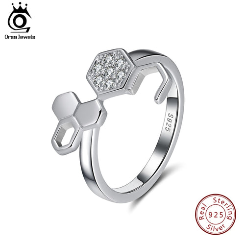ORSA JEWELS Real 925 Sterling Silver Women Ring