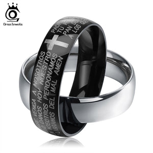 ORSA JEWELS 316 Stainless Steel  Ring Simple Design