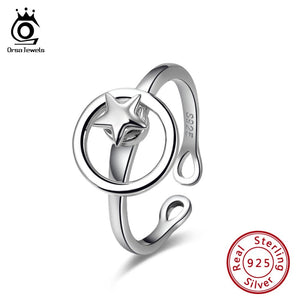 ORSA JEWELS 925 Real Sterling Silver Star Shape