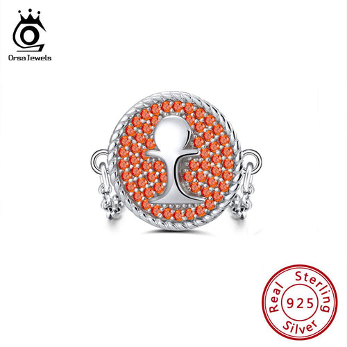ORSA JEWELS 925 Silver Ring Chess Pawn Patern