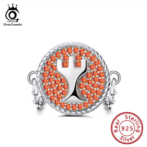 ORSA JEWELS  925 Rings Red  Chess